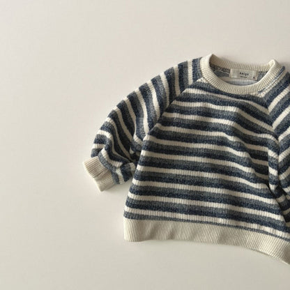 Toddler W25 Stripe Ribbed Knit Sweatshirt (1-6y) - 2 Colors