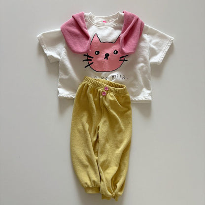 Toddler SP26 Terry Cloth Jogger Pants (1-6y) - 2 Colors - AT NOON STORE