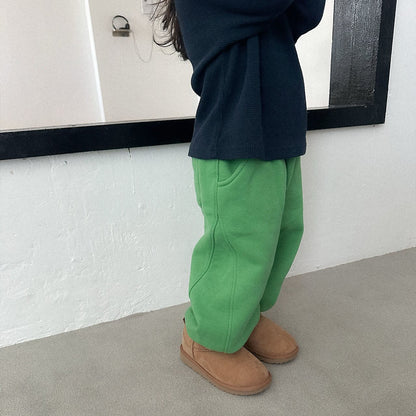 Toddler FW26 Stitch Detail Jogger Pants (2-9y) - Green