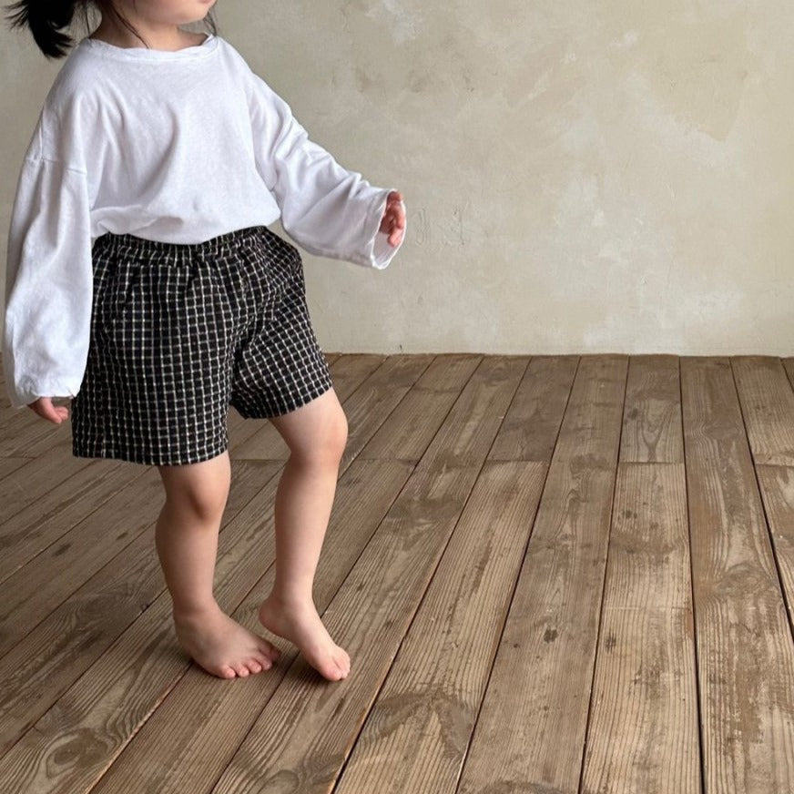 Kids Bella Plaid Shorts (1-6y) - 4 Colors