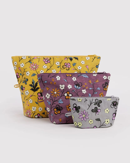 BAGGU Go Pouch Set - Wildwood Mix