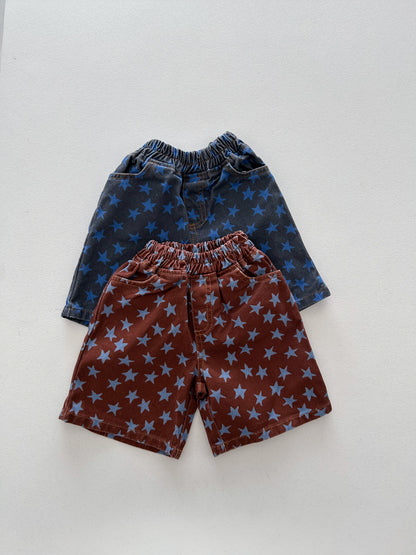 Kids Soy F26 Star All-Over Print Bermuda Pants (1-7y) - 2 Colors