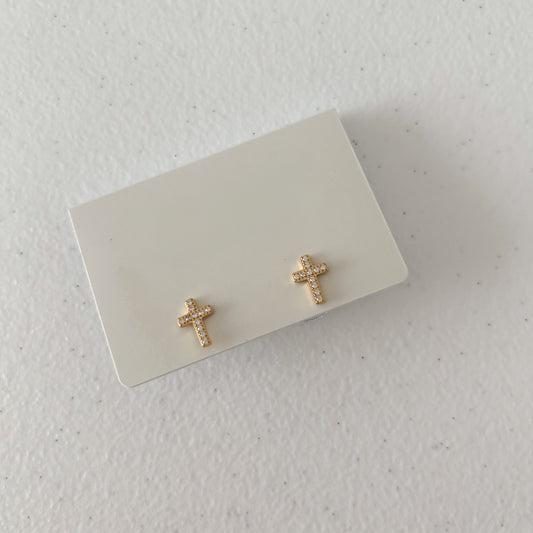 Cross Studs Earrings