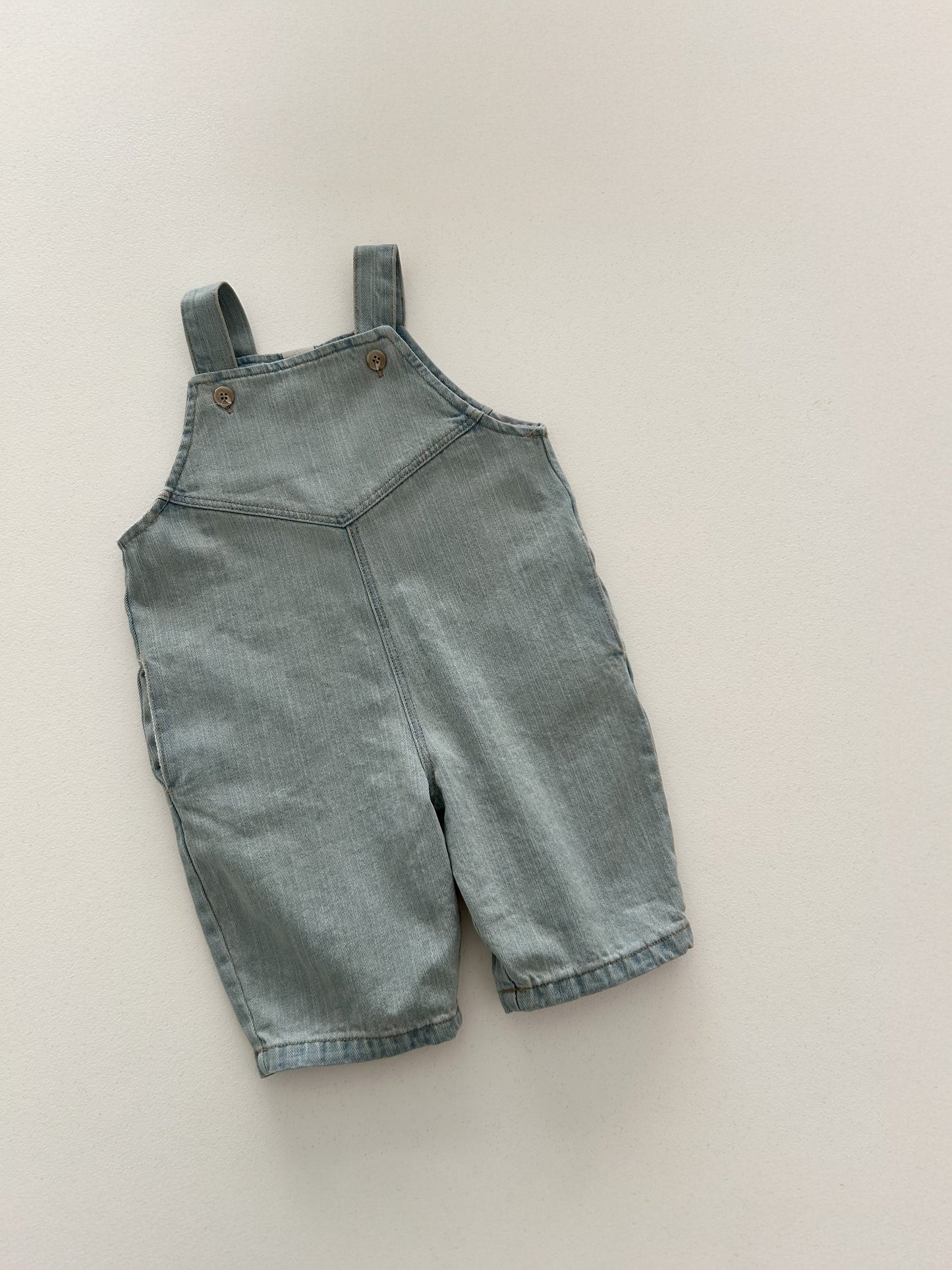 Toddler Denim Overalls (1-7y) - Blue - AT NOON STORE