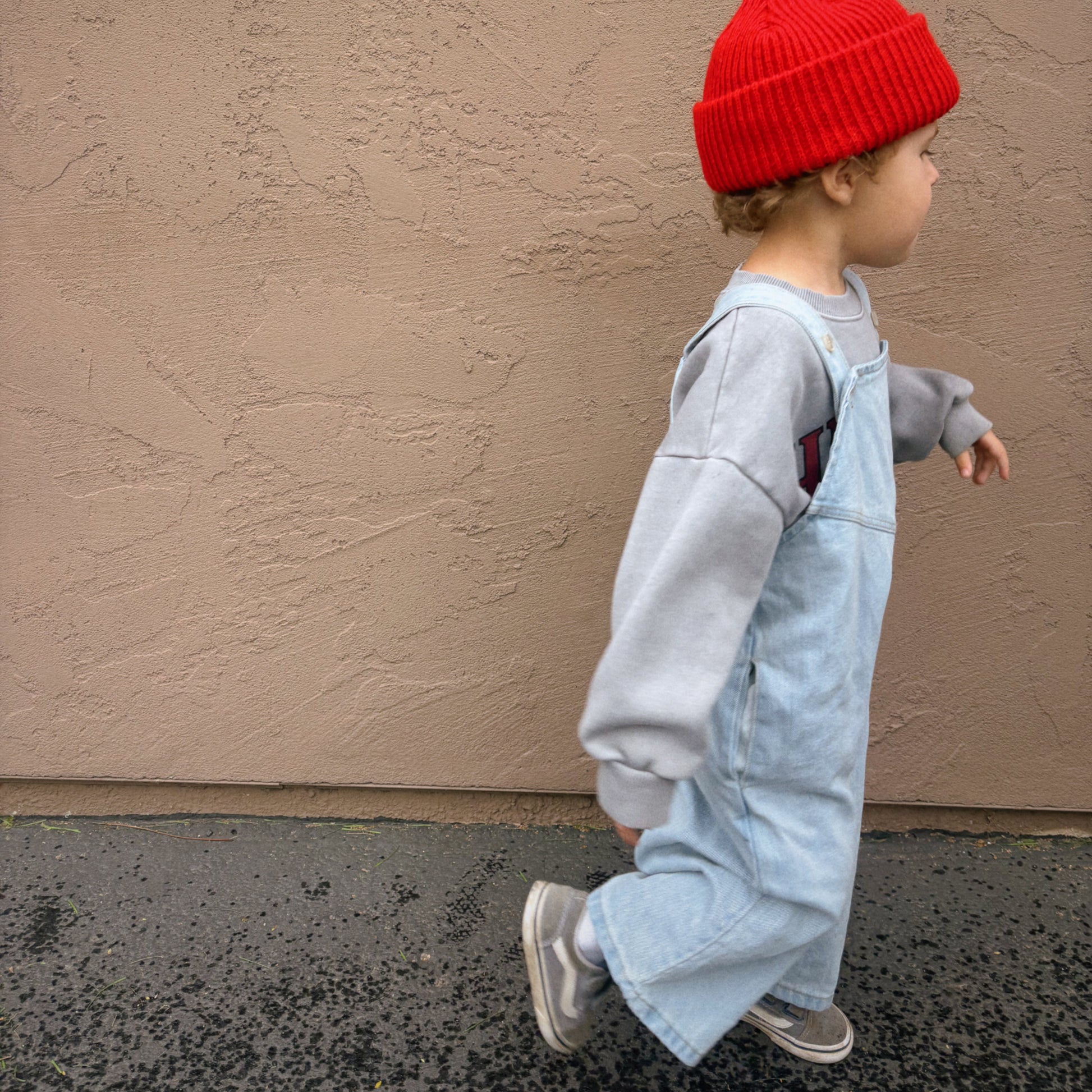 Toddler Denim Overalls (1-7y) - Blue - AT NOON STORE