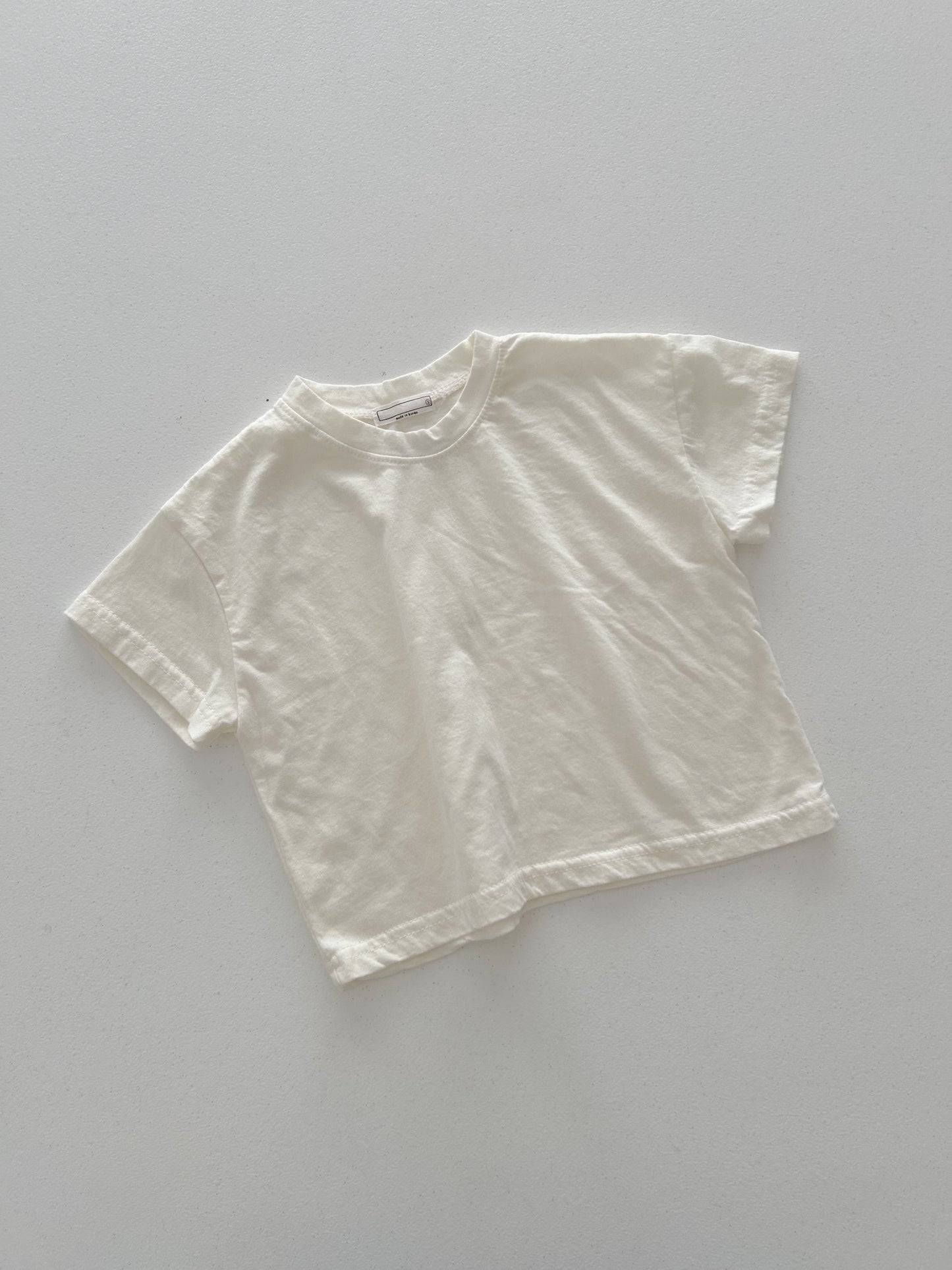 Toddler SS26 Basic Short Sleeve Top (4m-6y) - 4 Colors - AT NOON STORE