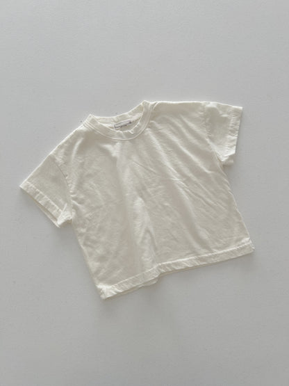 Toddler SS26 Basic Short Sleeve Top (4m-6y) - 4 Colors - AT NOON STORE