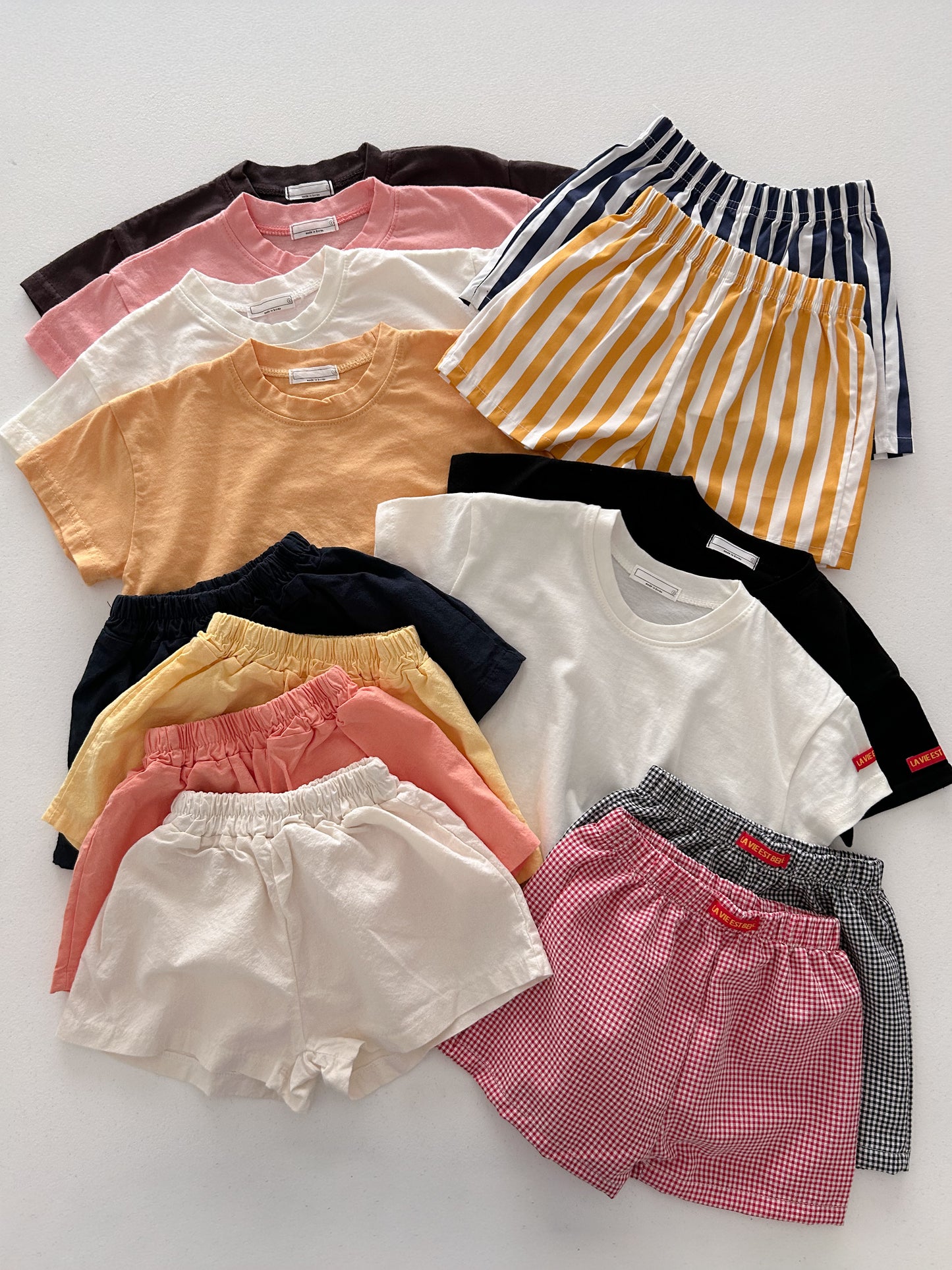 Toddler SS26 Basic Shorts (4m-6y) - 4 Colors - AT NOON STORE