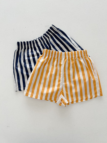 Toddler SS26 Stripe Shorts (4m-6y) - 2 Colors - AT NOON STORE