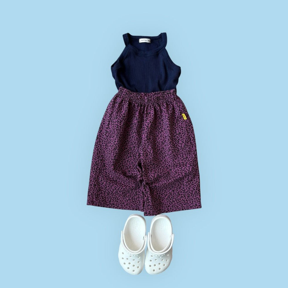 Toddler SS26 Leopard Pull-On Pants (1-7y) - 2 Colors - AT NOON STORE