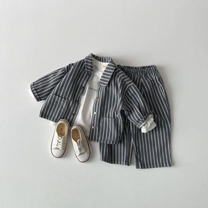 Toddler S25 Stripe Pull On Pants (1-6y) - 2 Colors - AT NOON STORE