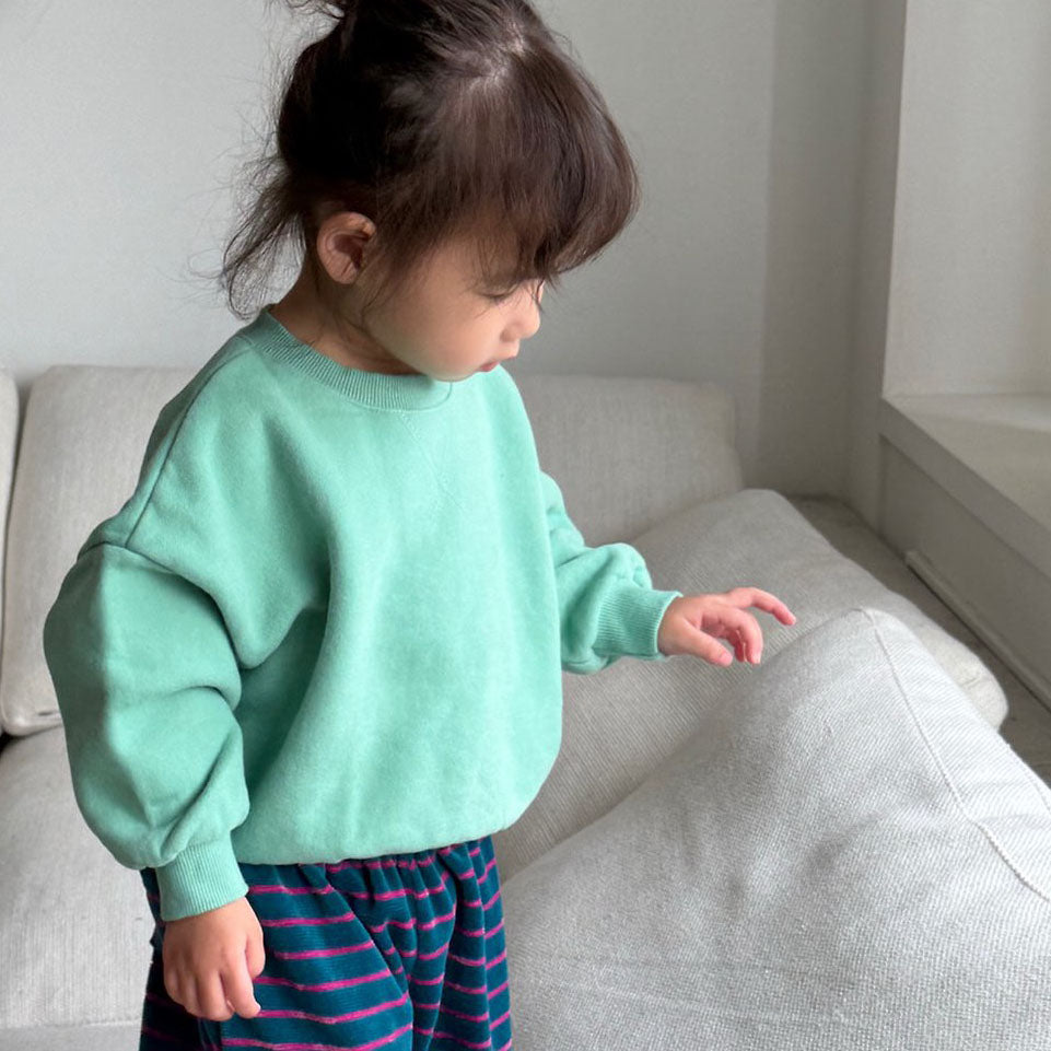 Kids W26 Warm Long Sleeve Sweatshirt (10m-10y) - 2 Colors