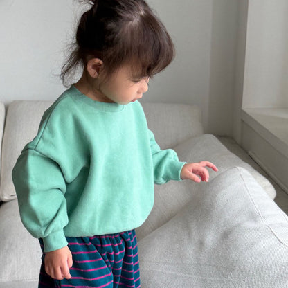 Kids W26 Warm Long Sleeve Sweatshirt (10m-10y) - 2 Colors