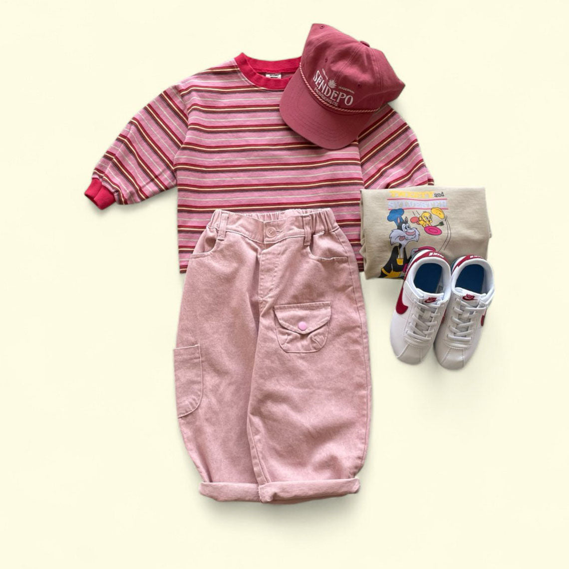 Toddler F25 Garment Dyed Pocket Pants (3-7y) - 2 Colors - AT NOON STORE