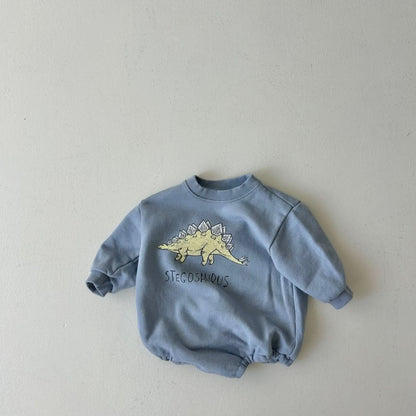 Baby Land S24 Dinosaur Sweatshirt Romper (4-15m) - 3 Colors - AT NOON STORE