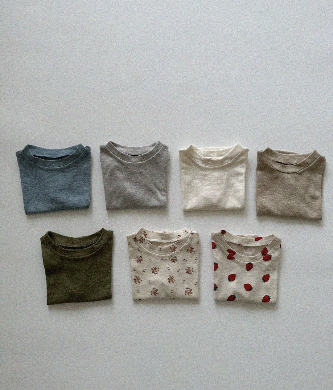 Baby/Toddler Aosta Linen Cotton Basic Tee (3m-5y)- 7 Colors - AT NOON STORE