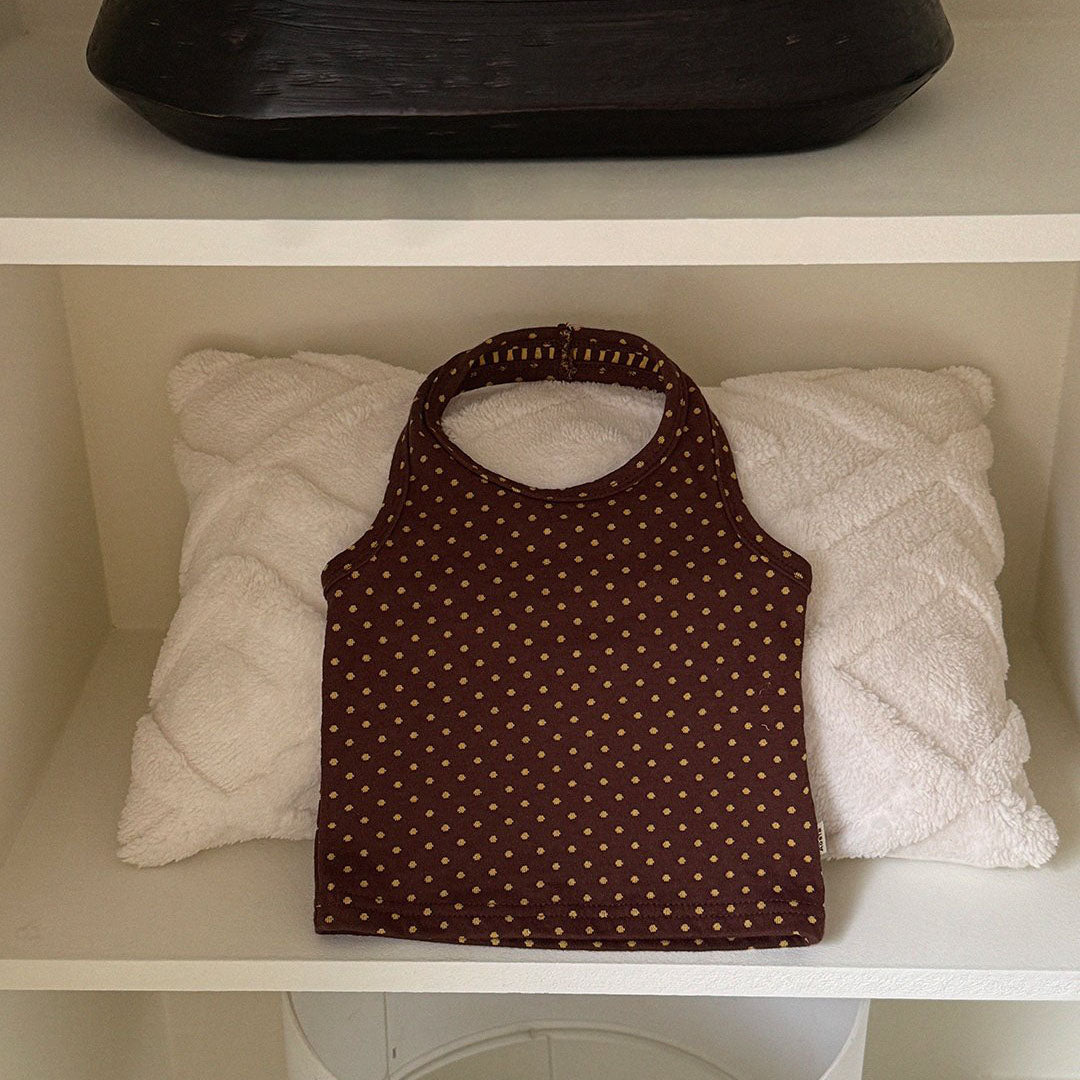Baby/Toddler Aosta F26 Polka Dot Halter Neck Top (3m-5y) - 2 Colors