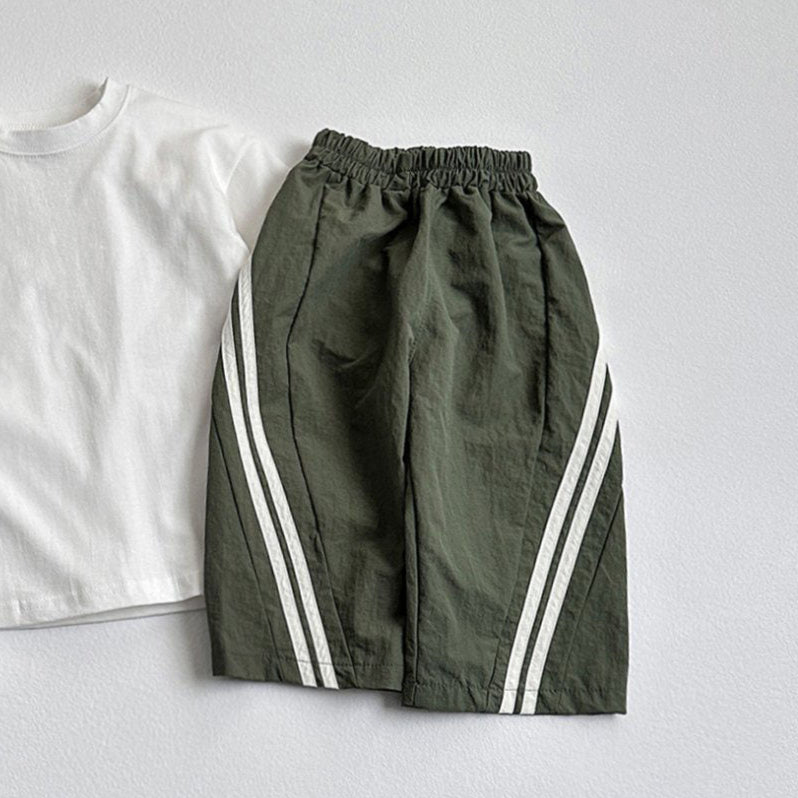 Toddler F25 Diagonal Tape Track Pants (1-6y) - 3 Colors - AT NOON STORE
