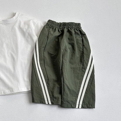 Toddler F25 Diagonal Tape Track Pants (1-6y) - 3 Colors - AT NOON STORE