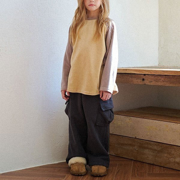 Toddler Soft Velour Raglan Tee (15m-7y) -2 Colors