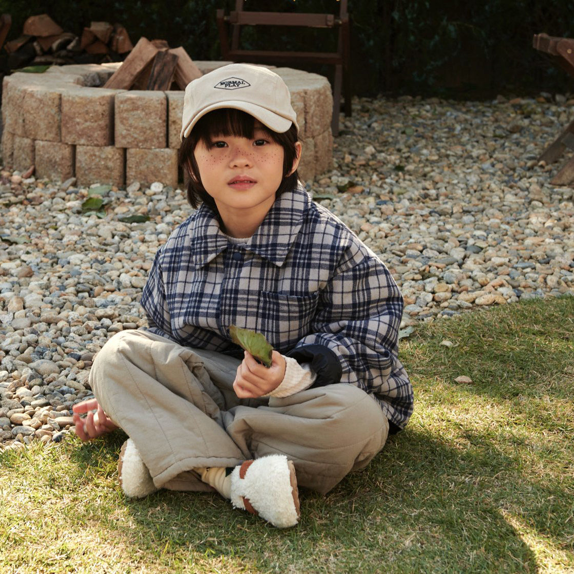 Toddler W25 Quilted Pull-on Pants (2-8y) - Beige