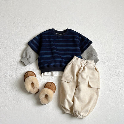 Toddler W25 Fleece Lined Corduroy Jogger Pants (1-6y) - 3 Colors