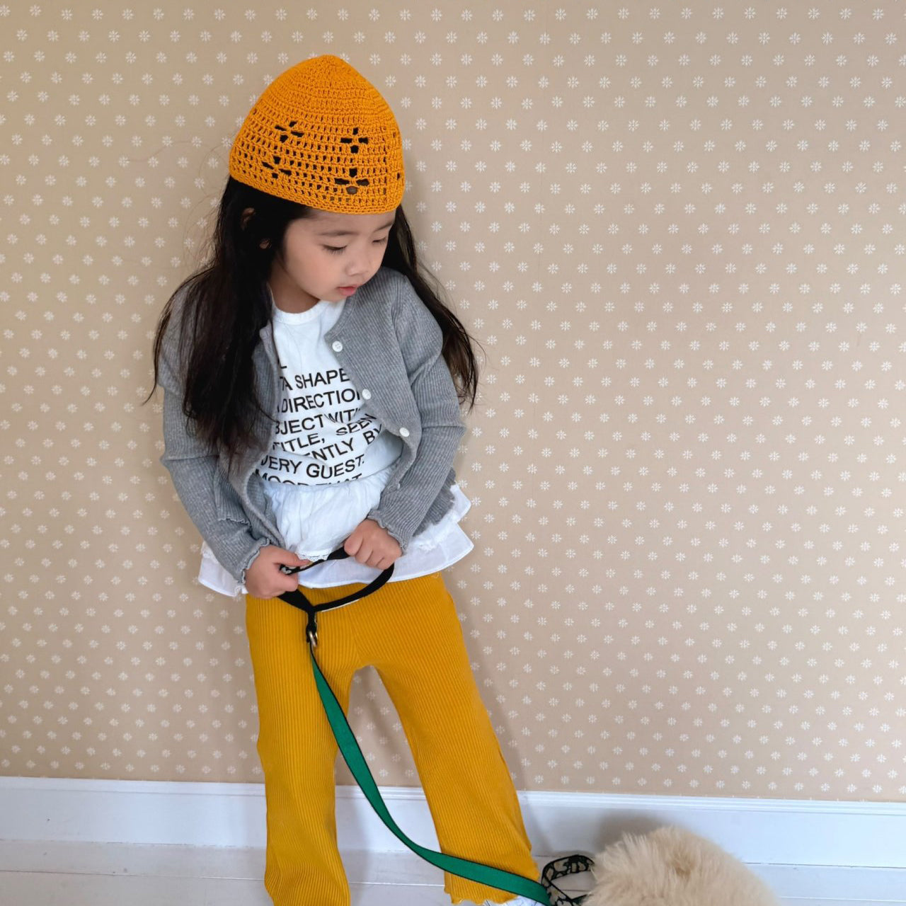 Toddler SP26 Lettuce-Edge Ribbed Peplum Cardigan (2-7y) - 2 Colors - AT NOON STORE