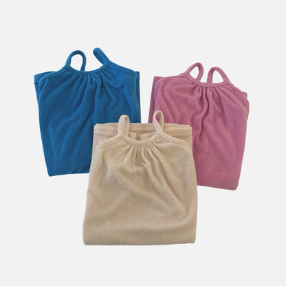 Toddler SS26 Terry Cloth Sleeveless Dress (1-7y)- 3 Colors - AT NOON STORE