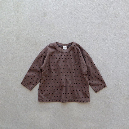 Toddler F26 Stella Polka Dot Long Sleeve Top (1-7y) - 2 Colors