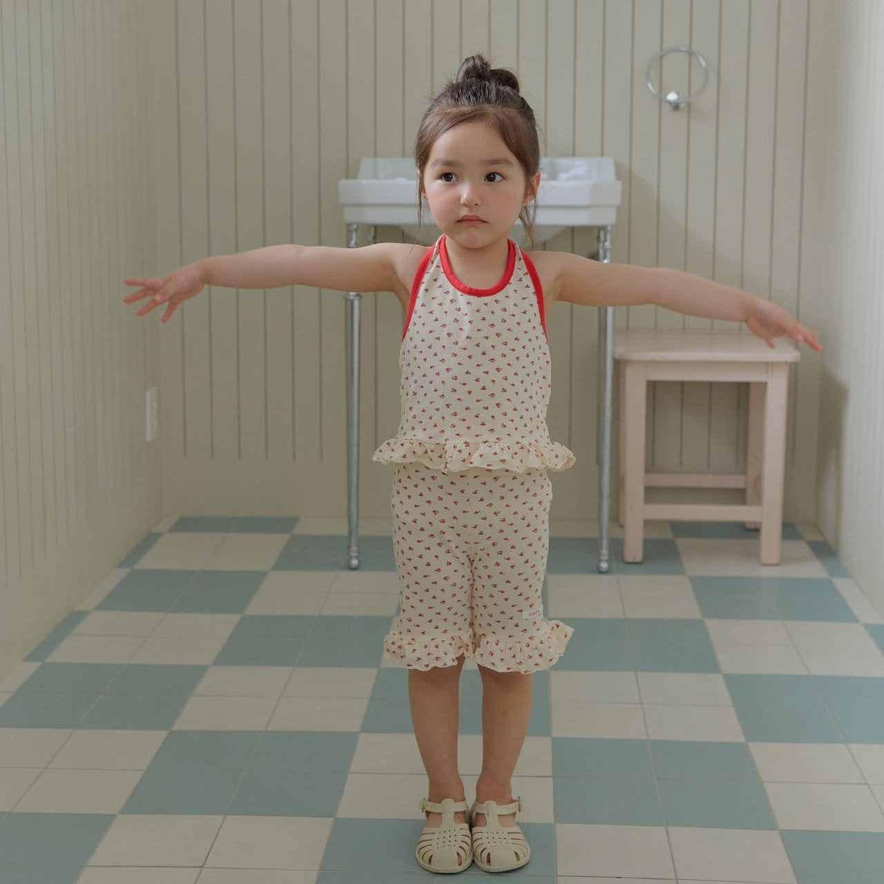 Toddler SS26 Tulip All-over Frill Shorts (2-7y) -2 Colors - AT NOON STORE