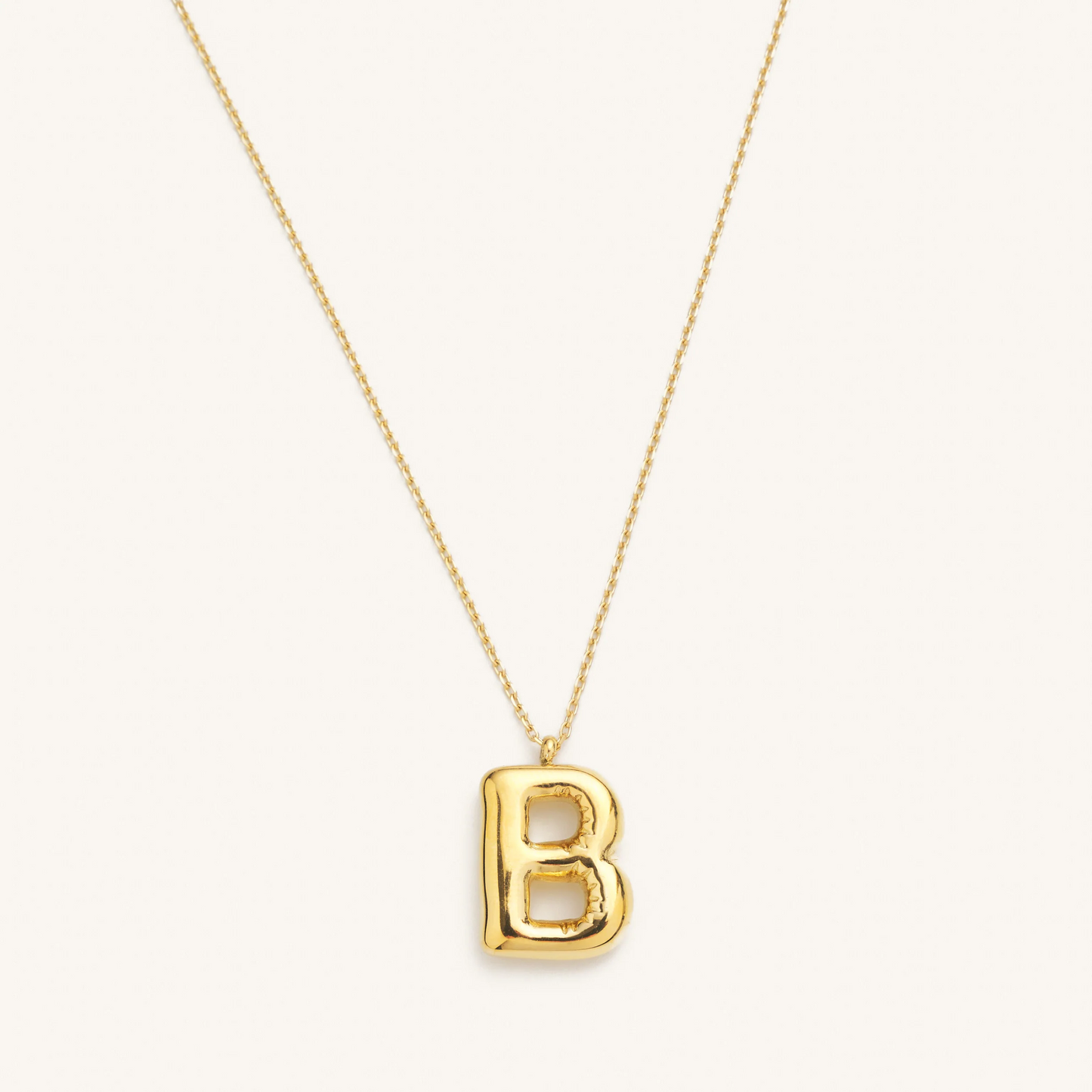 Bubble Initial Necklace