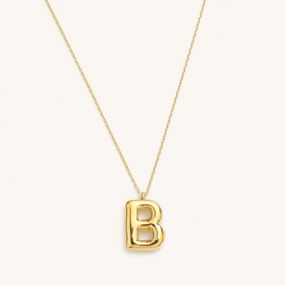 Bubble Initial Necklace