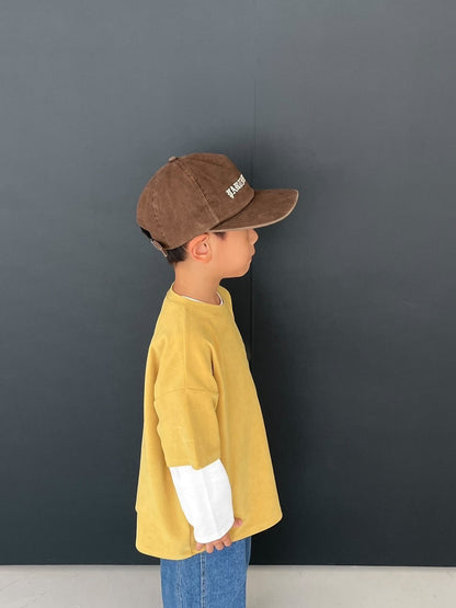 Toddler F25 Velvet Short Sleeve Loose Fit Top (2-7y) - 3 Colors