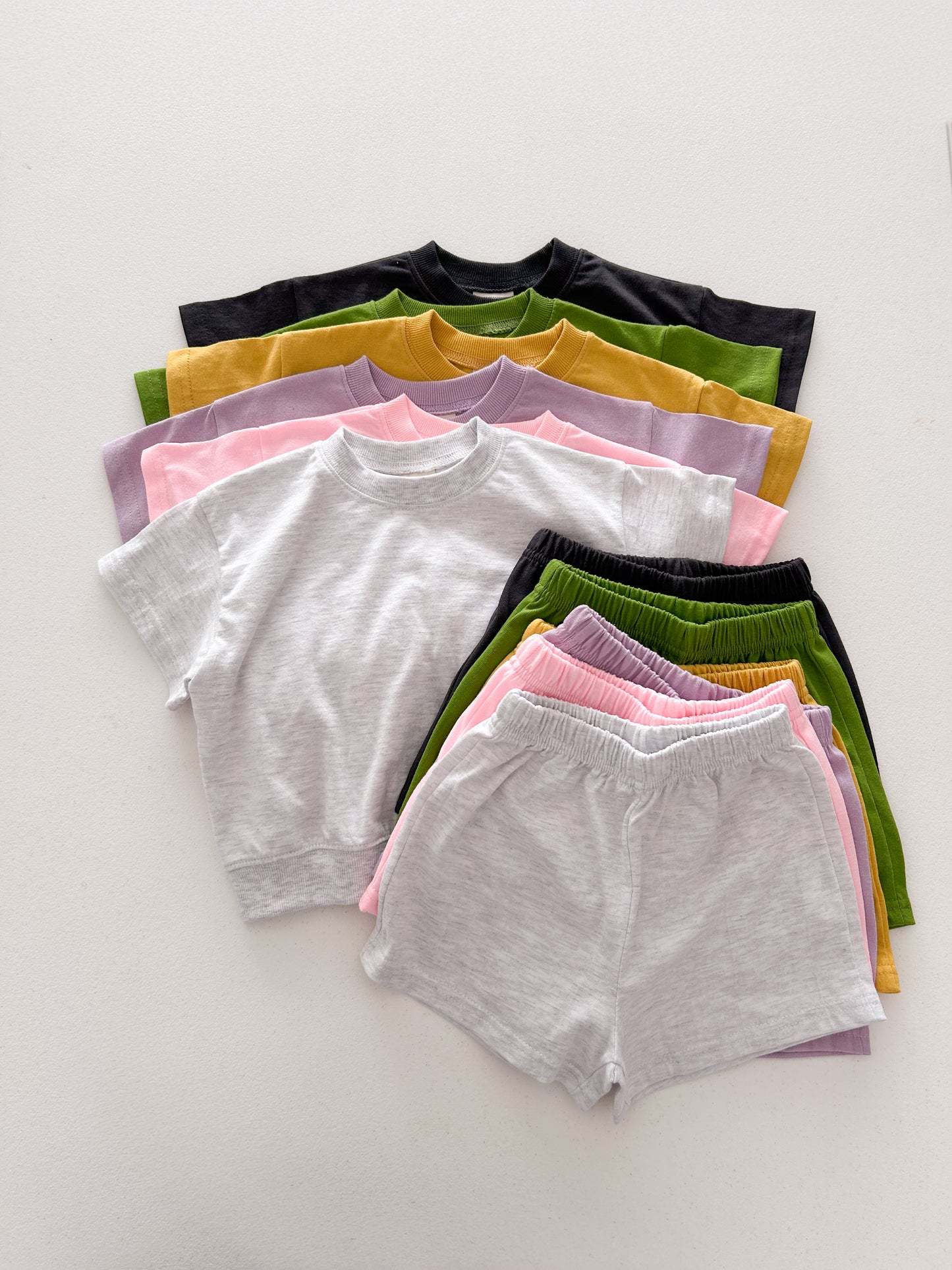 Kids Soy SS26 Short Sleeve Top and Shorts Set (1-7y) - 6 Colors - AT NOON STORE