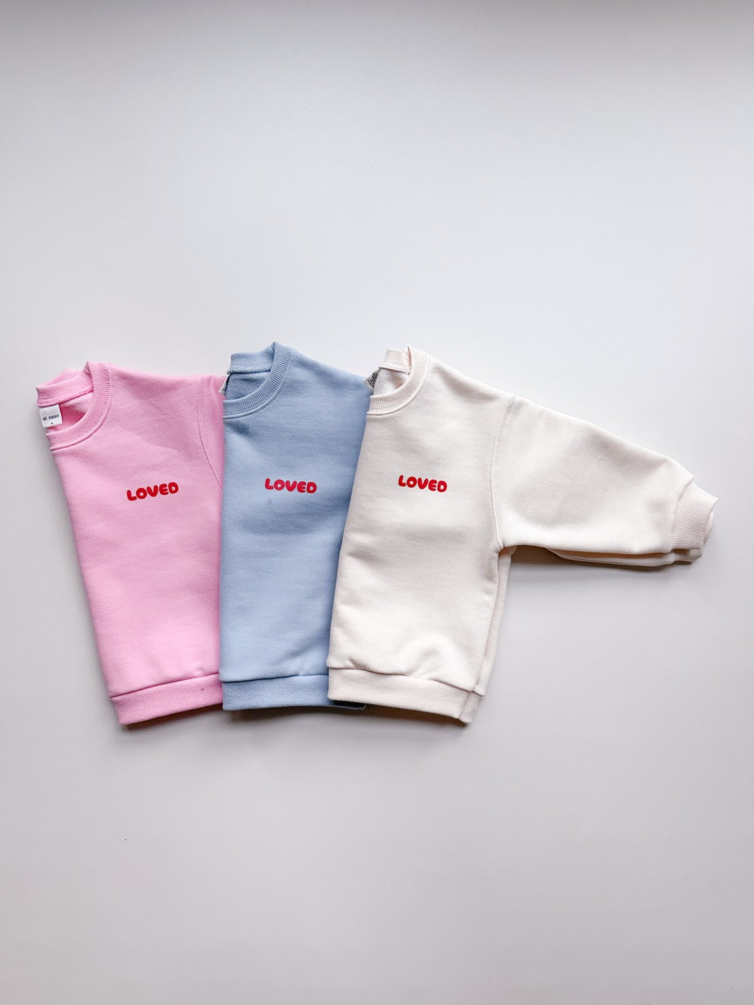 [PRE-ORDER] At Noon Always Loved Sweatshirt (6m-6y) - 3 Colors