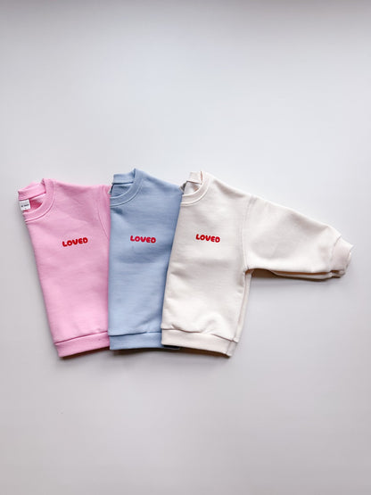 [PRE-ORDER] At Noon Always Loved Sweatshirt (6m-6y) - 3 Colors