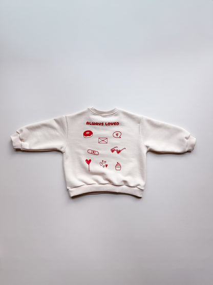 [PRE-ORDER] At Noon Always Loved Sweatshirt (6m-6y) - 3 Colors