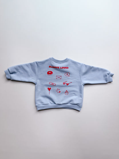 [PRE-ORDER] At Noon Always Loved Sweatshirt (6m-6y) - 3 Colors