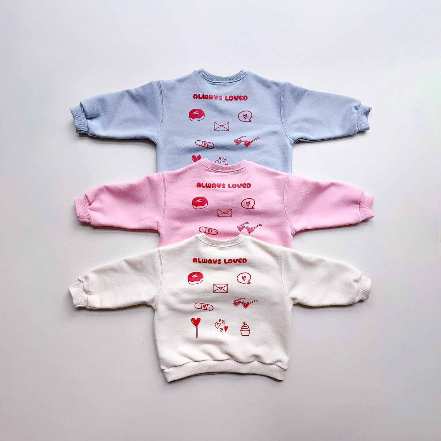 [PRE-ORDER] At Noon Always Loved Sweatshirt (6m-6y) - 3 Colors