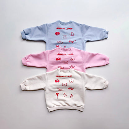 [PRE-ORDER] At Noon Always Loved Sweatshirt (6m-6y) - 3 Colors