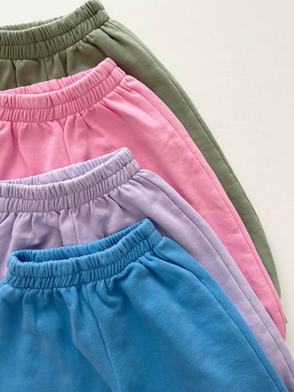 [At Noon Original Design] Kids Pigment Dyed Basic Jogger Pants (1-6y) - 4 Colors - AT NOON STORE