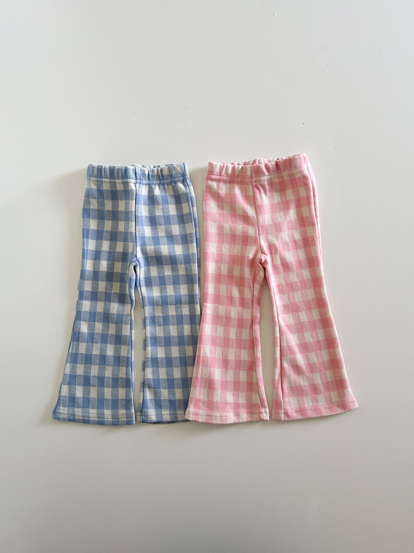 Toddler S25 Gingham Flare Pants (2-7y) - 2 Colors