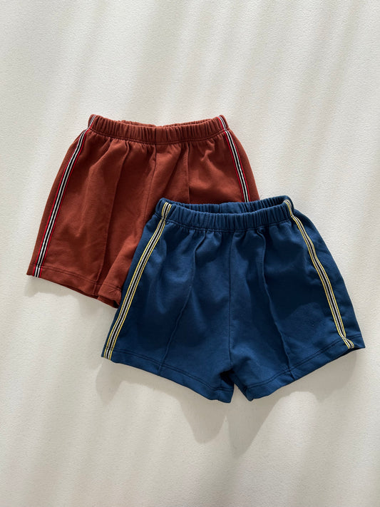 Kids SS25 Lined Tape Shorts (2-7y) - 2 Colors