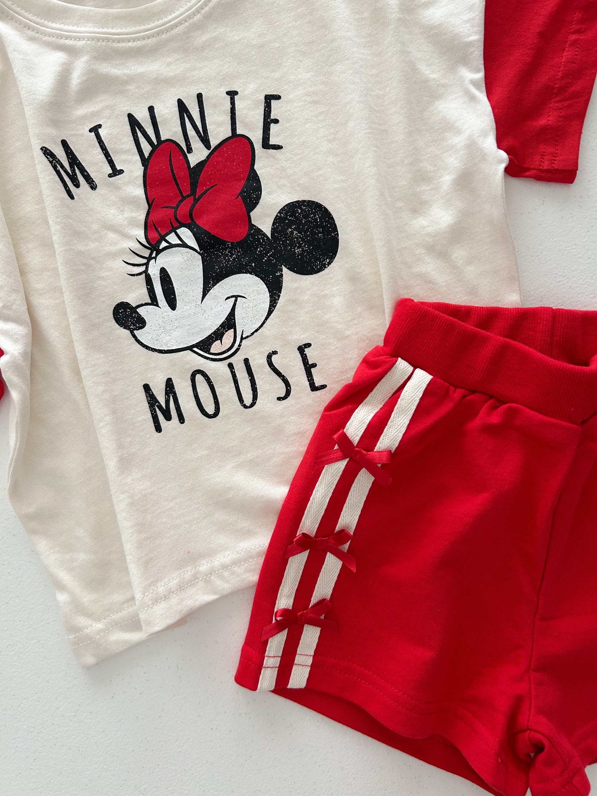 Toddle Disney Friends Contrast Short Sleeve Top and Shorts Set (2-7y) - 4 Colors - AT NOON STORE