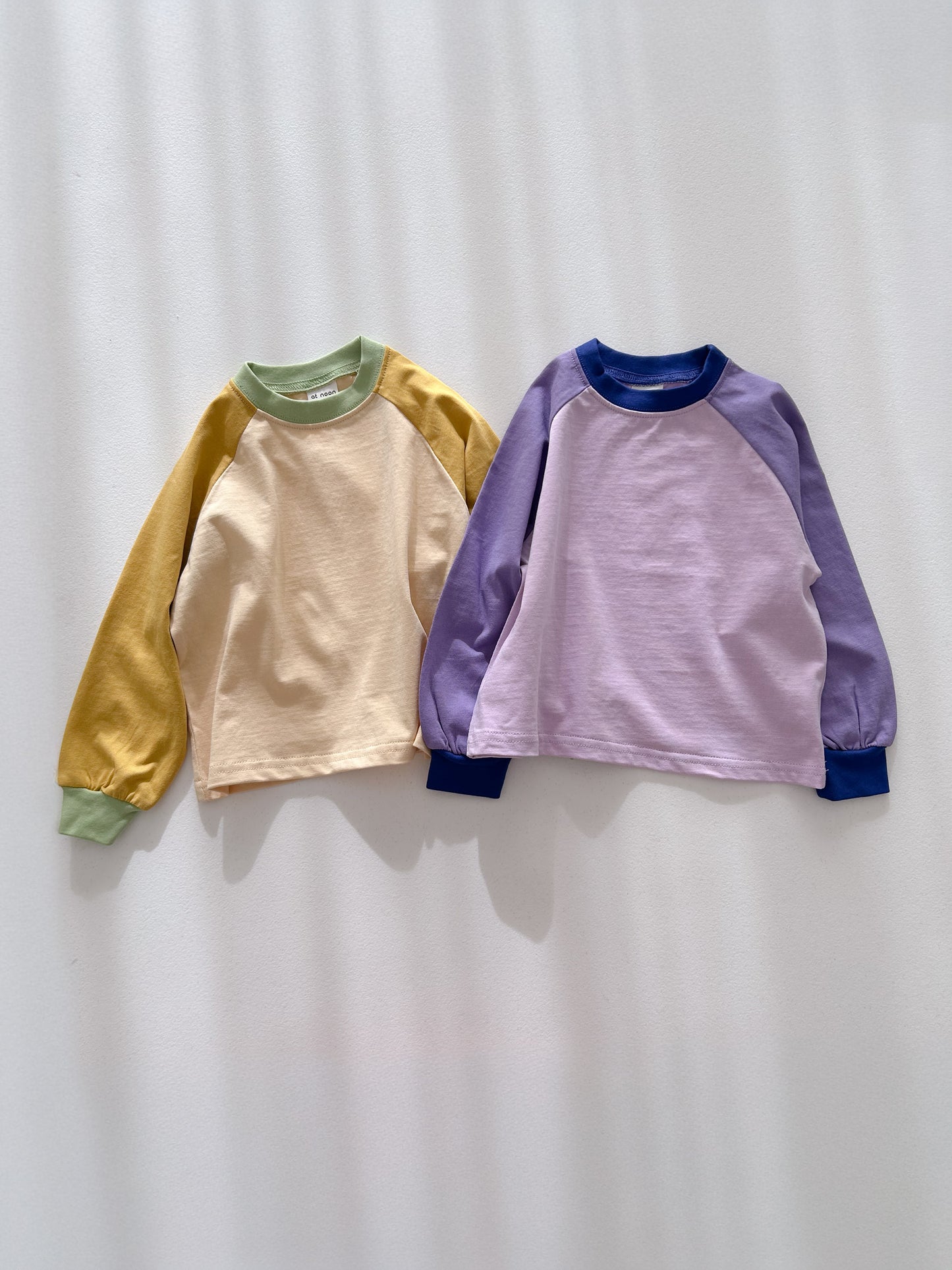 Toddler Colorblock Raglan Long Sleeve Top (2-7y) - 2 Colors