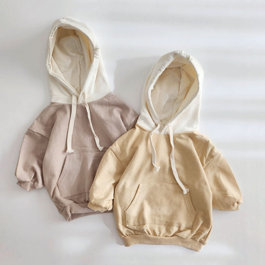 Baby Color Block Hoodie (6-18m) - 2 Color - AT NOON STORE
