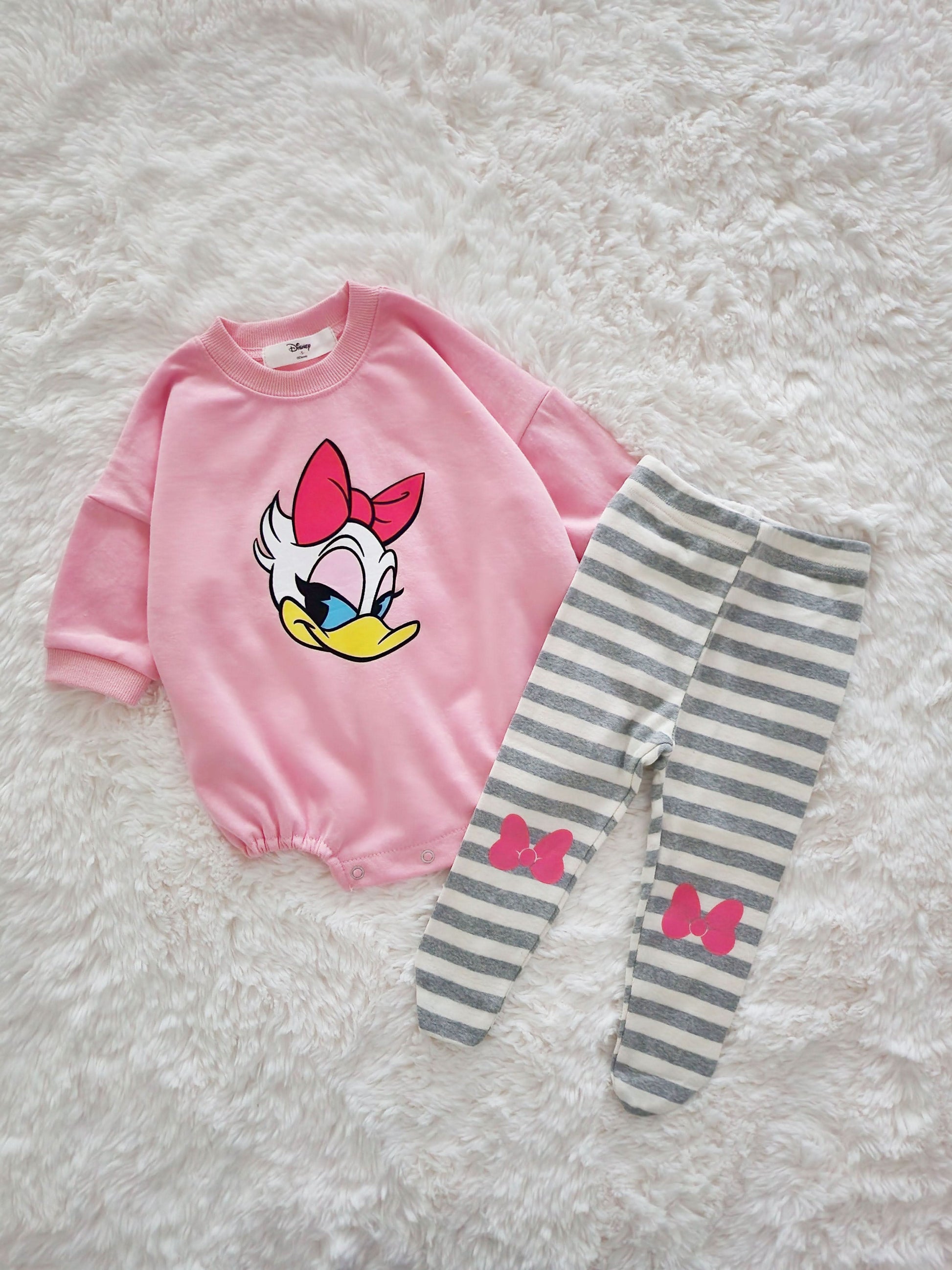 Baby Disney Longsleeve Romper and Footed Leggings Set (6-18m) - 2 Colors - AT NOON STORE