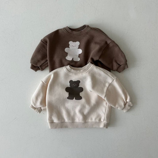 Baby Land Bear Sweatshirt (4-15m) - 2 Colors - AT NOON STORE