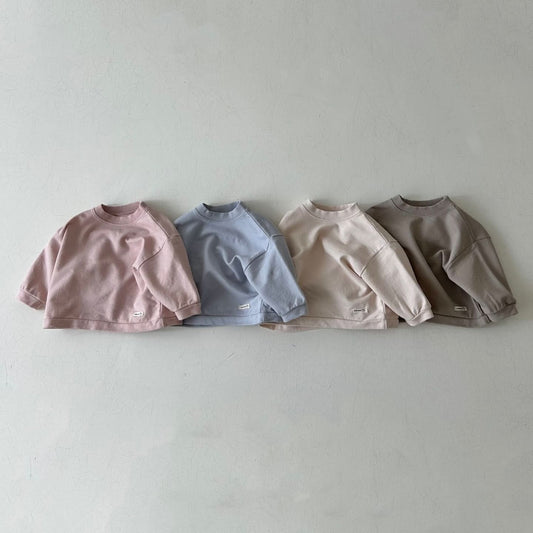 Baby Land Soft Cotton Sweatshirt (4-15m) - 4 Colors - AT NOON STORE