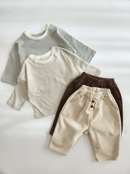 Toddler Corduroy Pull-On Pants (1-6y) - 2 Color - AT NOON STORE